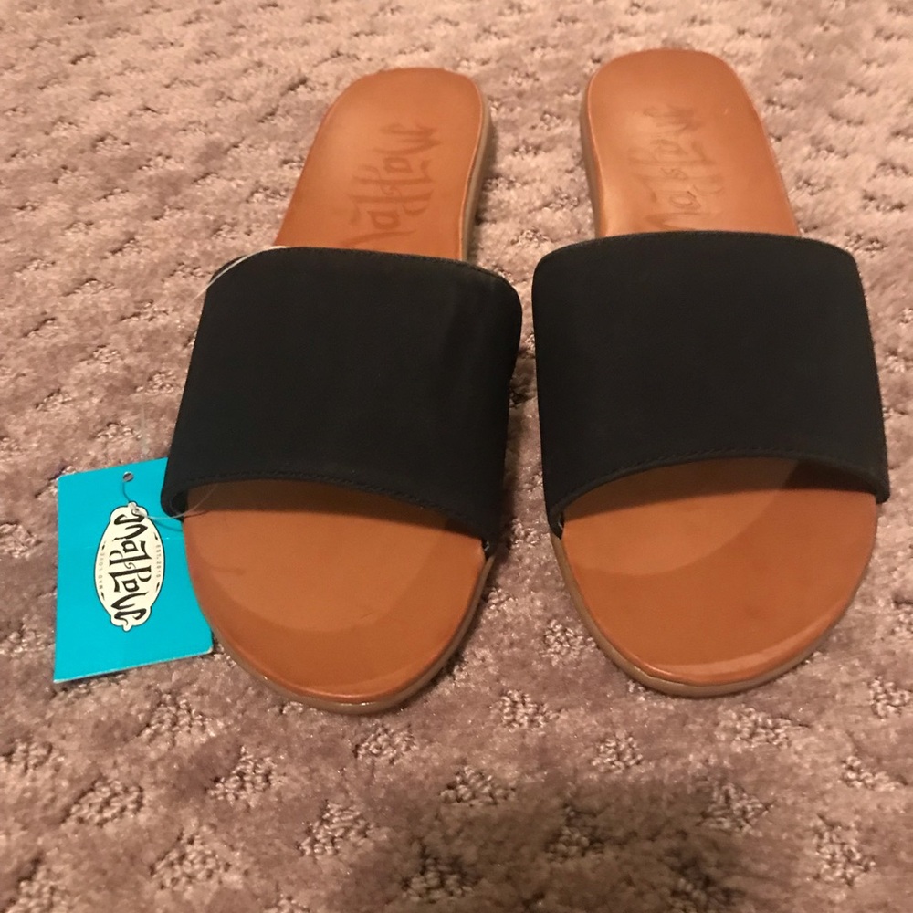 Black and Tan sandals